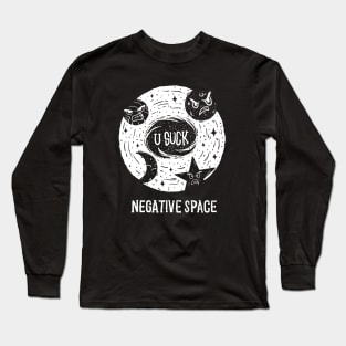 Negative Space Long Sleeve T-Shirt